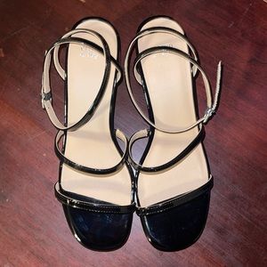 Black Crown and Ivy chunky heels